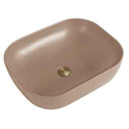 Раковина BelBagno 50х40 BB1302-H316 бежевый матовый