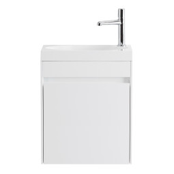 Тумба с раковиной BelBagno Pietra Mini-460-1A-SO-BL-L Bianco Lucido