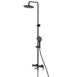 Душевая стойка Lemark Ladoga LMF-0726B-BL черный