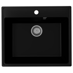 Кухонная мойка Ulgran Quartz Forte 580-07 уголь
