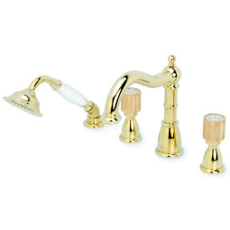 Смеситель для ванны Boheme Royal Cristal 395-Royal/CRST