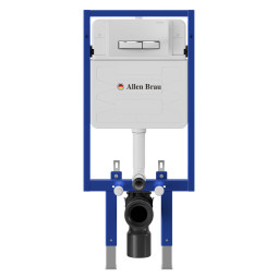Инсталляция для унитаза Allen Brau Pneumatic Pro 9.11103.20 с кнопкой 9.20004.20