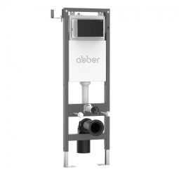 Инсталляция для унитаза Abber AC0110 с кнопкой AC0127MB