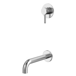 Смеситель для ванны Whitecross Y brushed nickel YSET03NIB никель