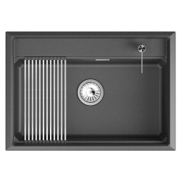 Кухонная мойка Granula Kitchen Space 73х51 KS-7301i шварц
