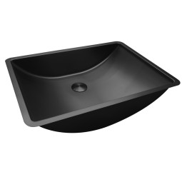 Раковина Abber Wasser Kreis 53x38 AF2405MB черный матовый