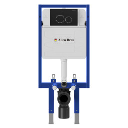 Инсталляция для унитаза Allen Brau Pneumatic Pro 9.11103.20 с кнопкой 9.20001.31