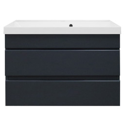 Тумба с раковиной Azario Эстима 80/2 CS00094589 графит