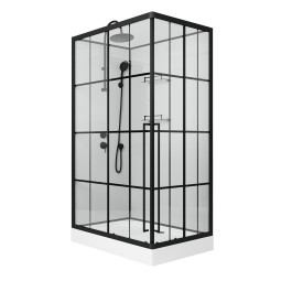 Душевая кабина Niagara Standart 80х120 ST120/80/15QL/KL/BKT левая