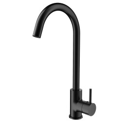 Смеситель для кухни Wonzon & Woghand WW-A21102-MB черный матовый