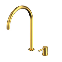 Смеситель для раковины Whitecross Y brushed gold Y1218GLB