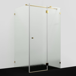 Душевой уголок Wasserkraft Ems 76H 120х100 76H10R-TXG глянцевое золото