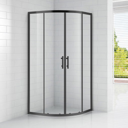 Душевой уголок Cezares 90х90 ECO-O-R-2-90-C-NERO